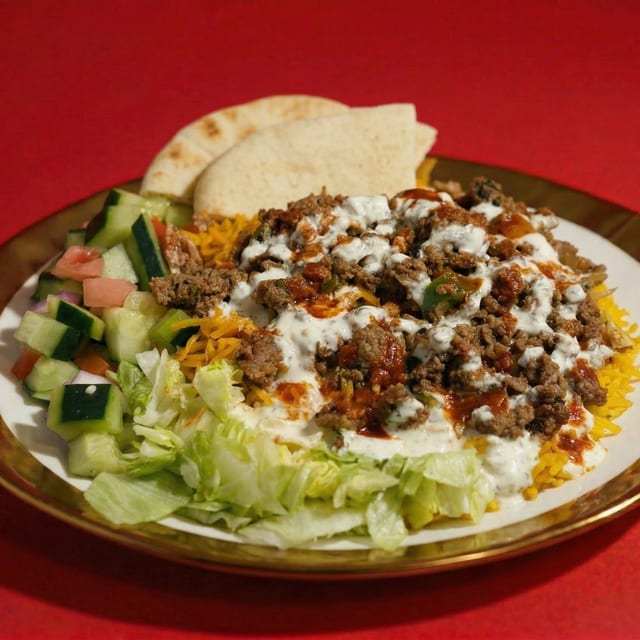 Lamb Over Rice.