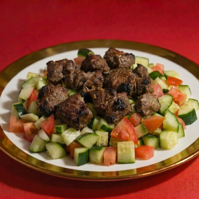 Lamb Tikka Salad.