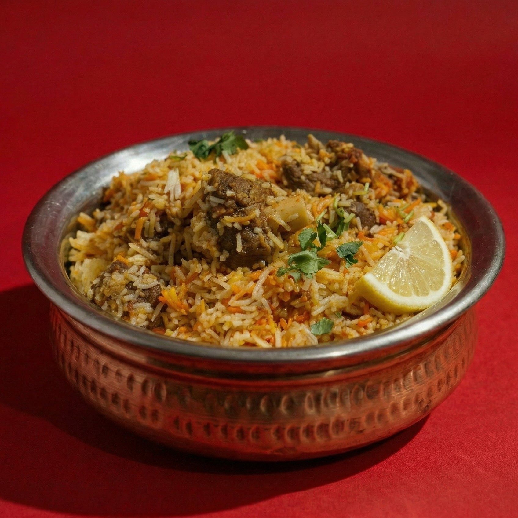 Goat Biryani.