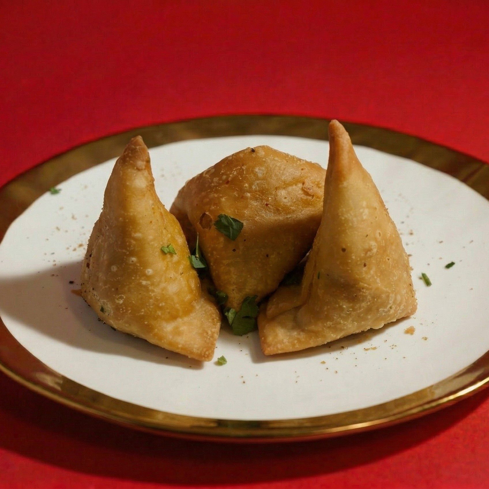 Vegetable Samosa.