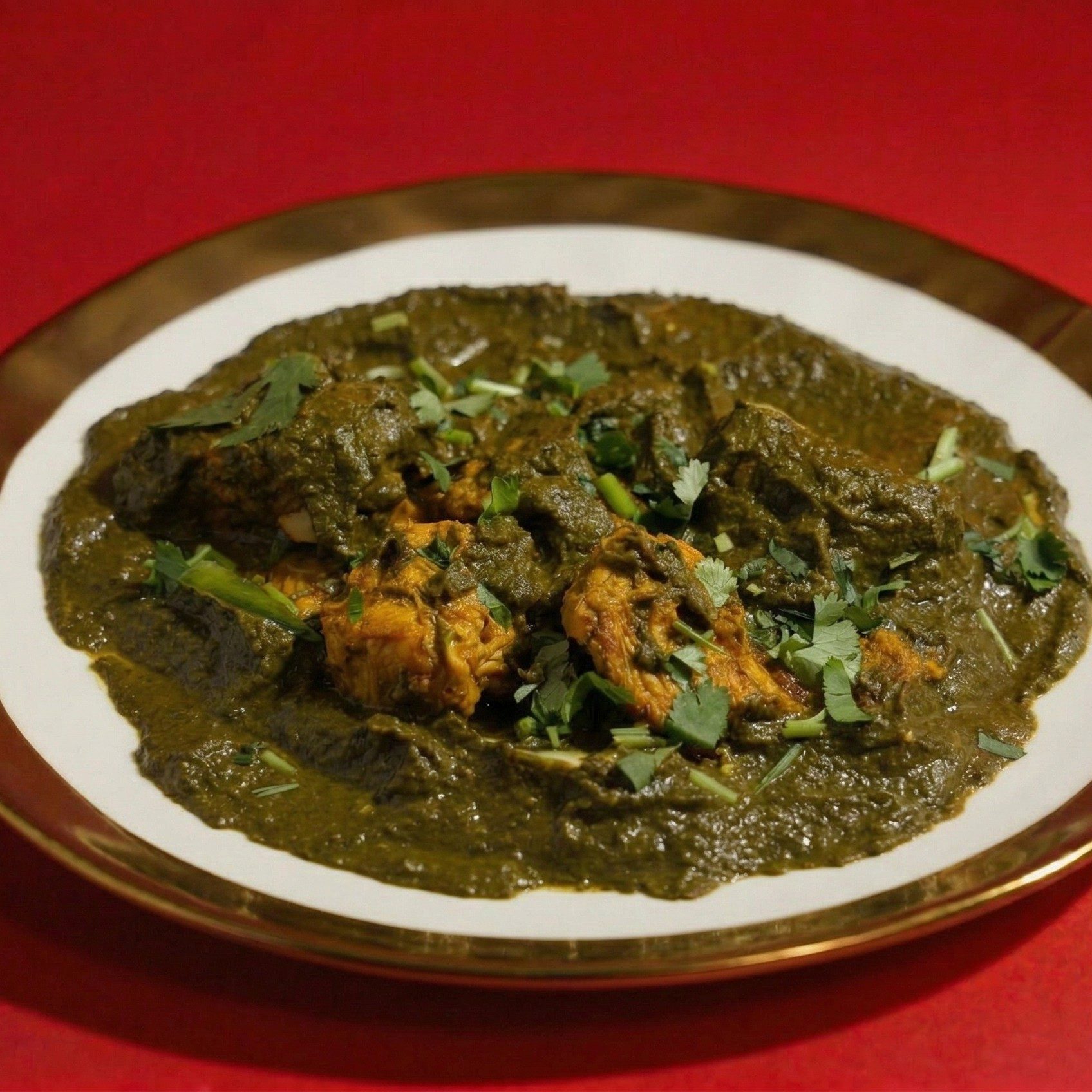 Chicken Palak.
