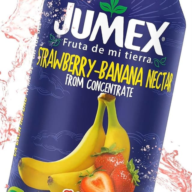 Jumex Strawberry-Banana Nectar.