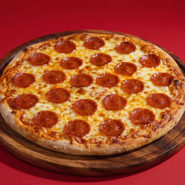Artisan Peperoni Pizza.