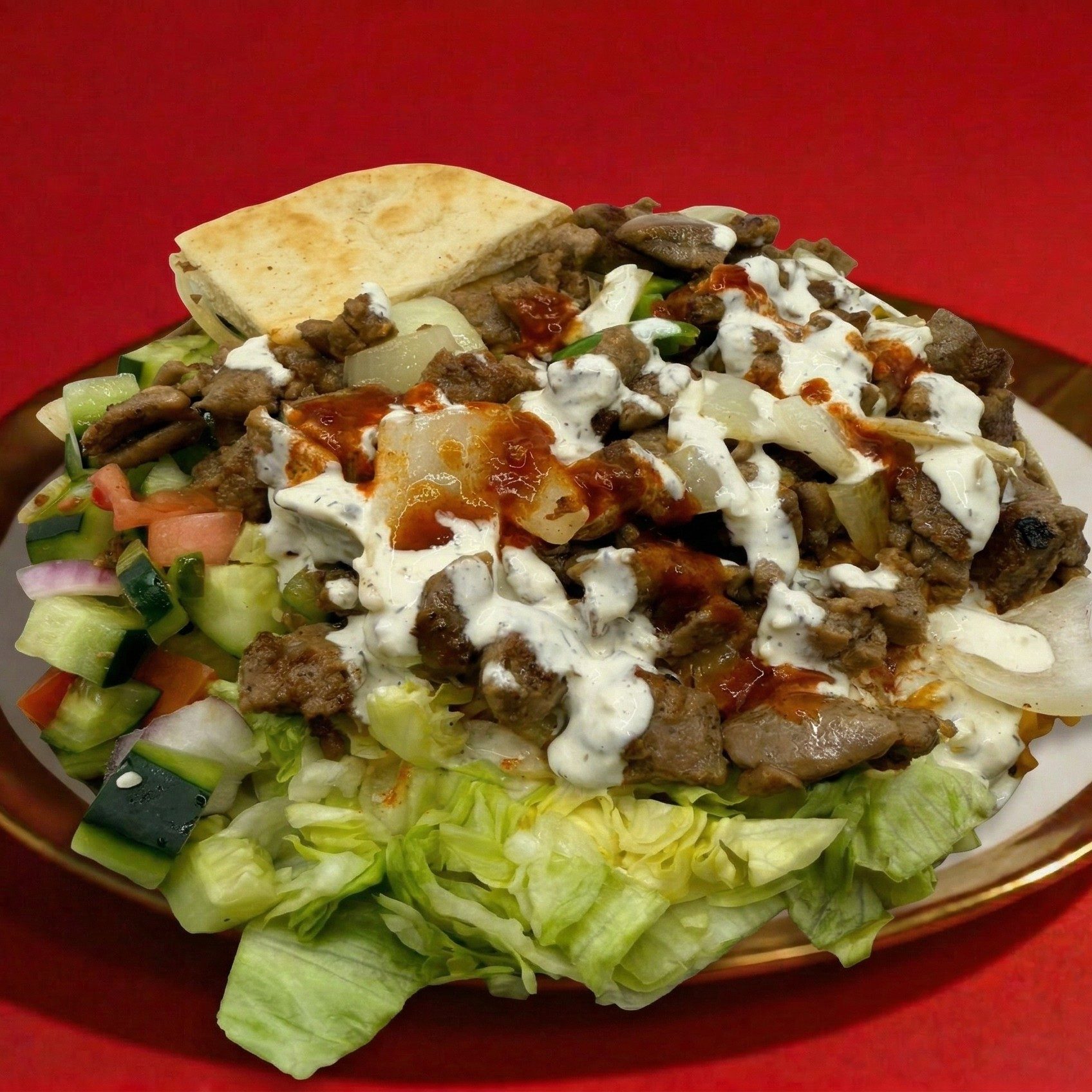 Beef Over Rice.