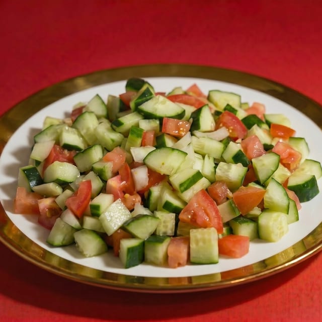 Diced Green Salad.