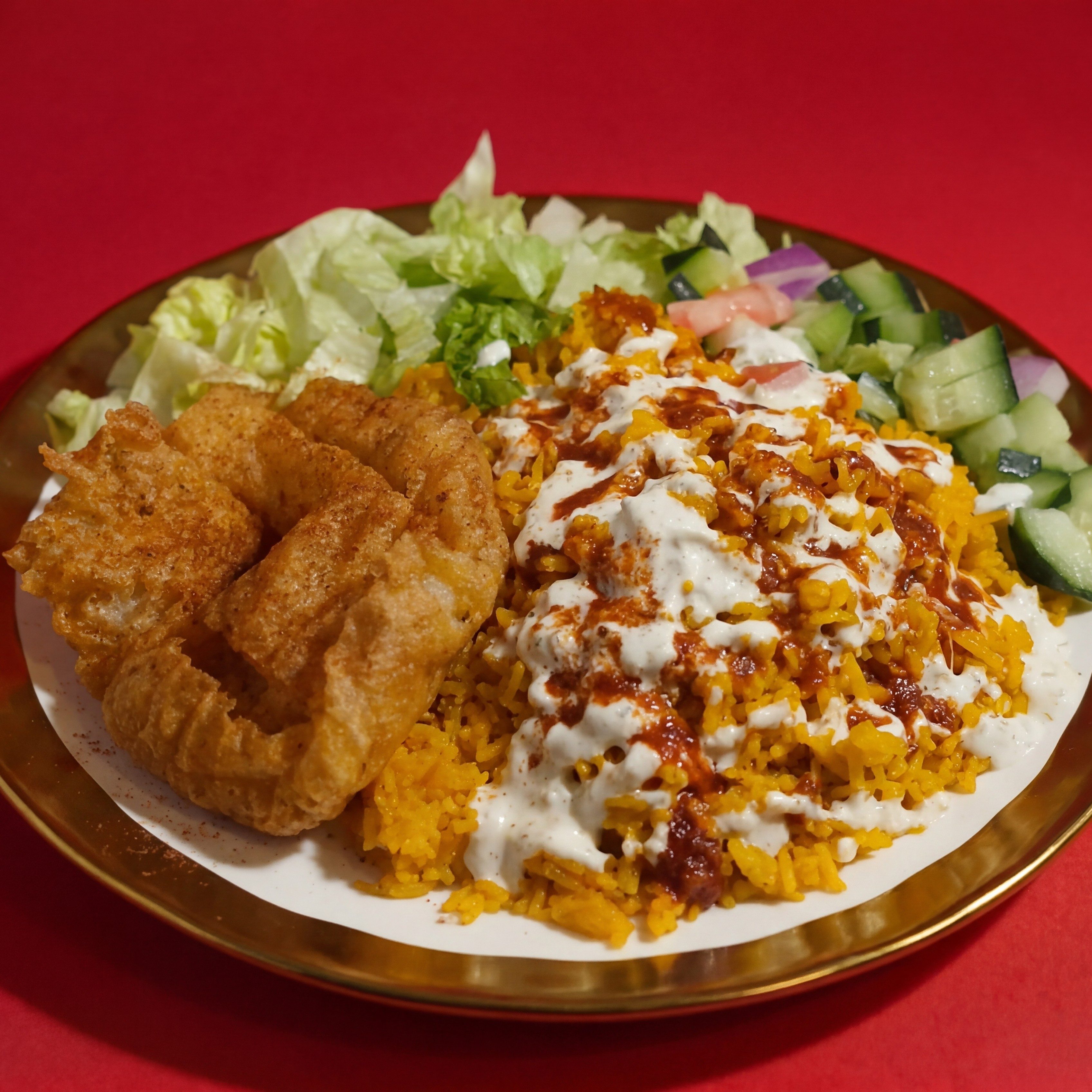 Fish Over Rice.