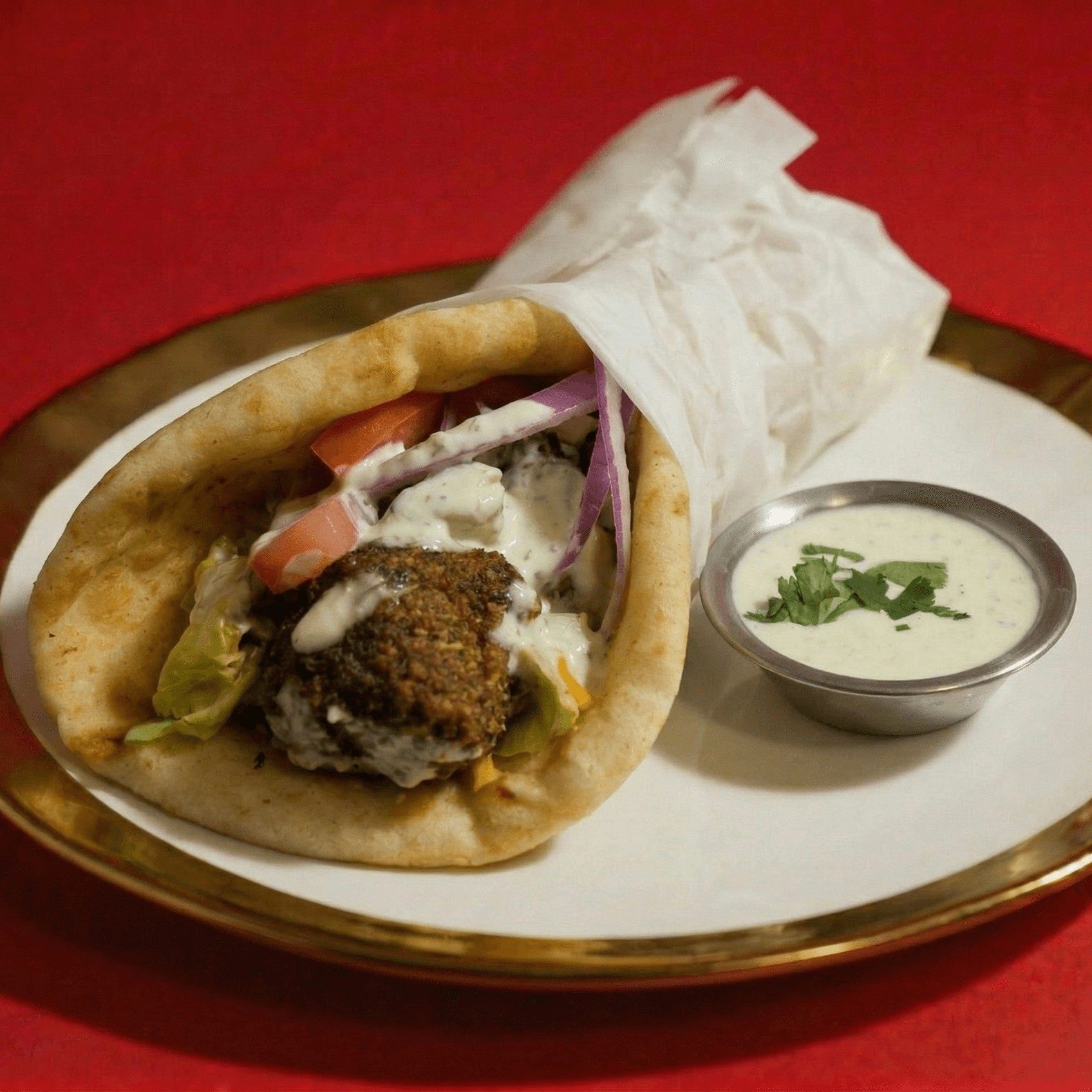 Falafel Gyro.
