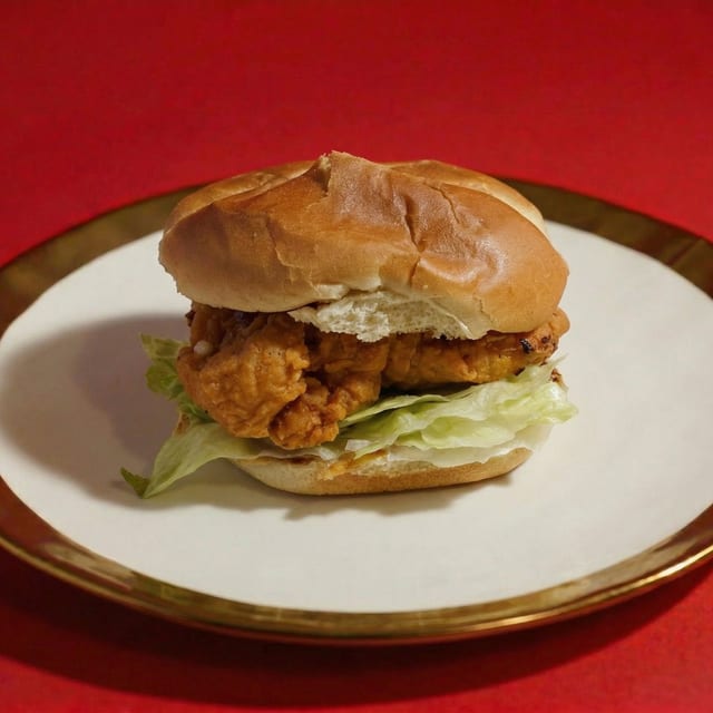 Chicken Crispy Burger.