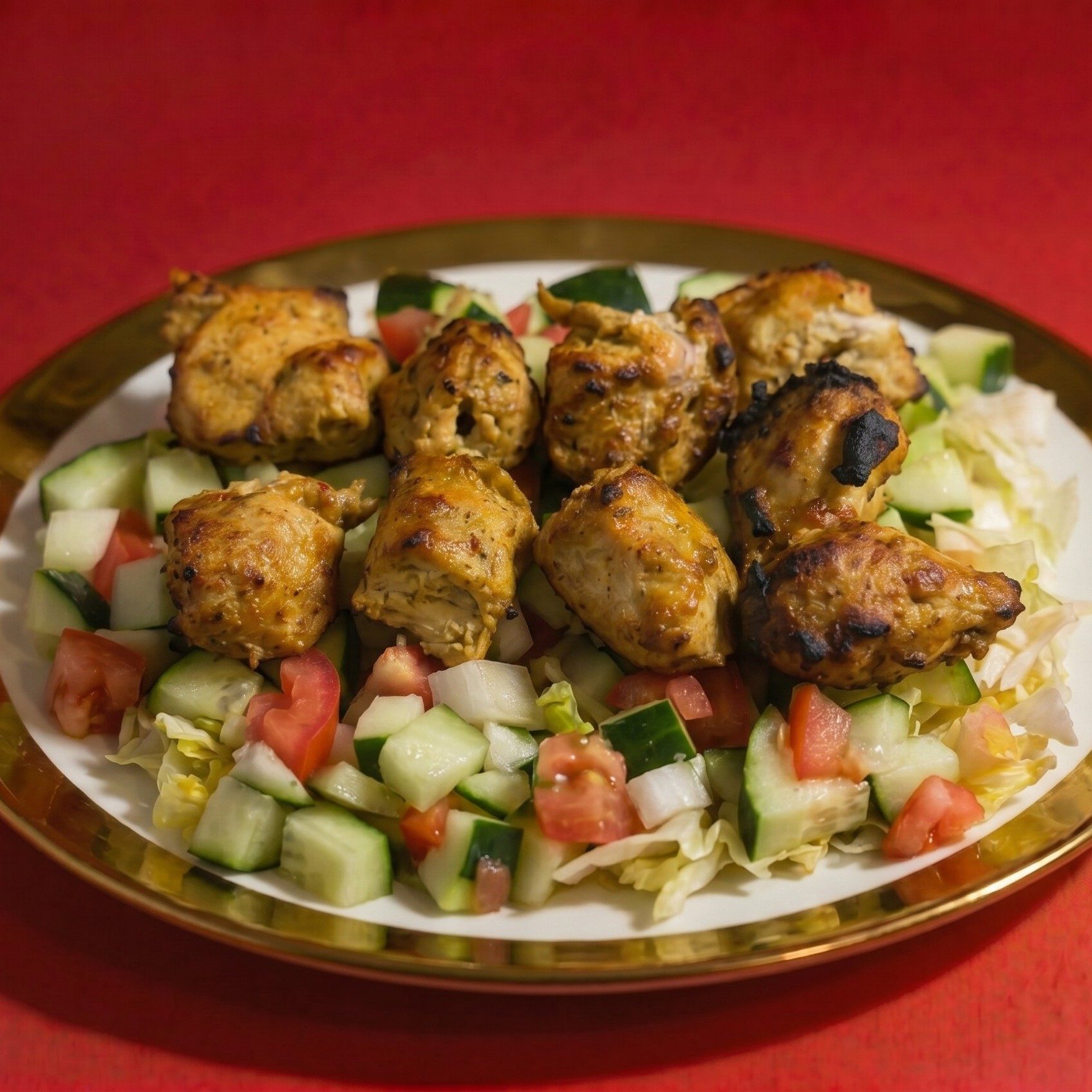 Chicken Kabab Salad.