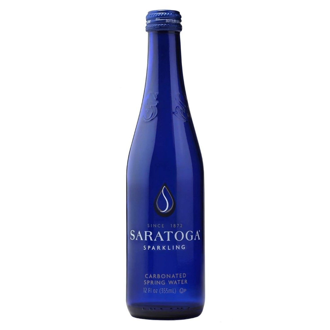 Saratoga Sparkling Water.