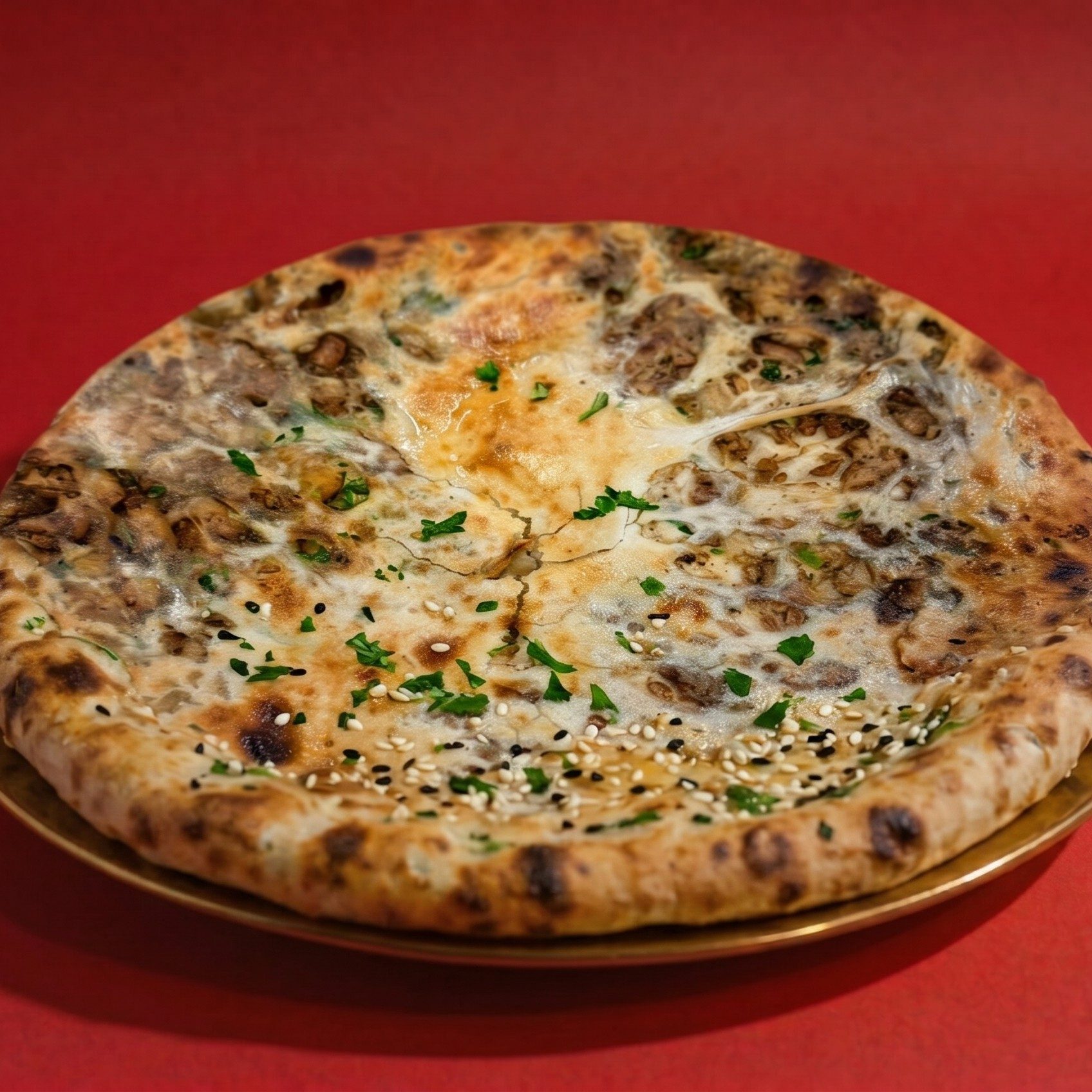 Chicken Qeema Naan.